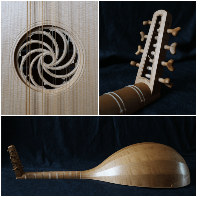 Luth médiéval Blasco de Granen - medieval Lute - Mittelalterliche Laute 12
