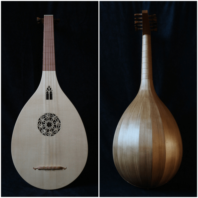 Luth medieval lute laute collage 1